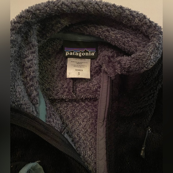 Patagonia Regulator Polartec Full Zip Jacket Women’s Small Black Sherpa Gorpcore - Picture 2 of 10